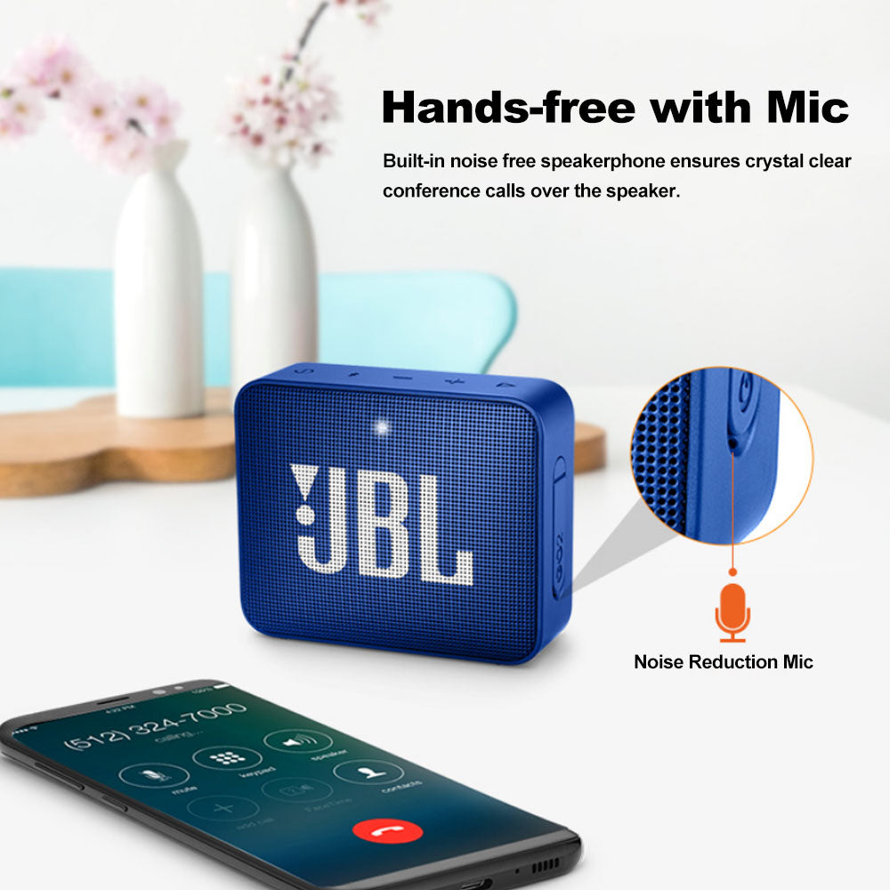 JBL GO 2 Wireless Bluetooth Speaker IPX7 Waterproof With Mic