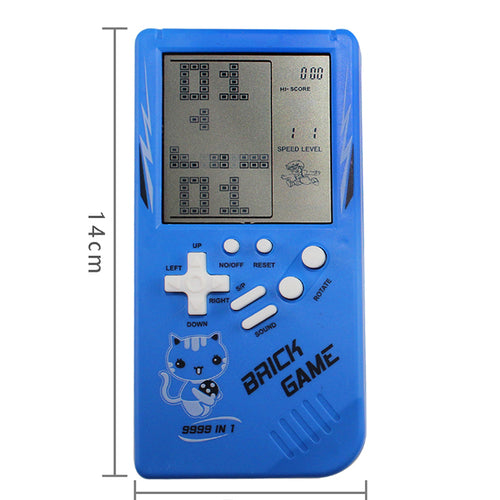 Retro Childhood Tetris Handheld Game Player Yellow